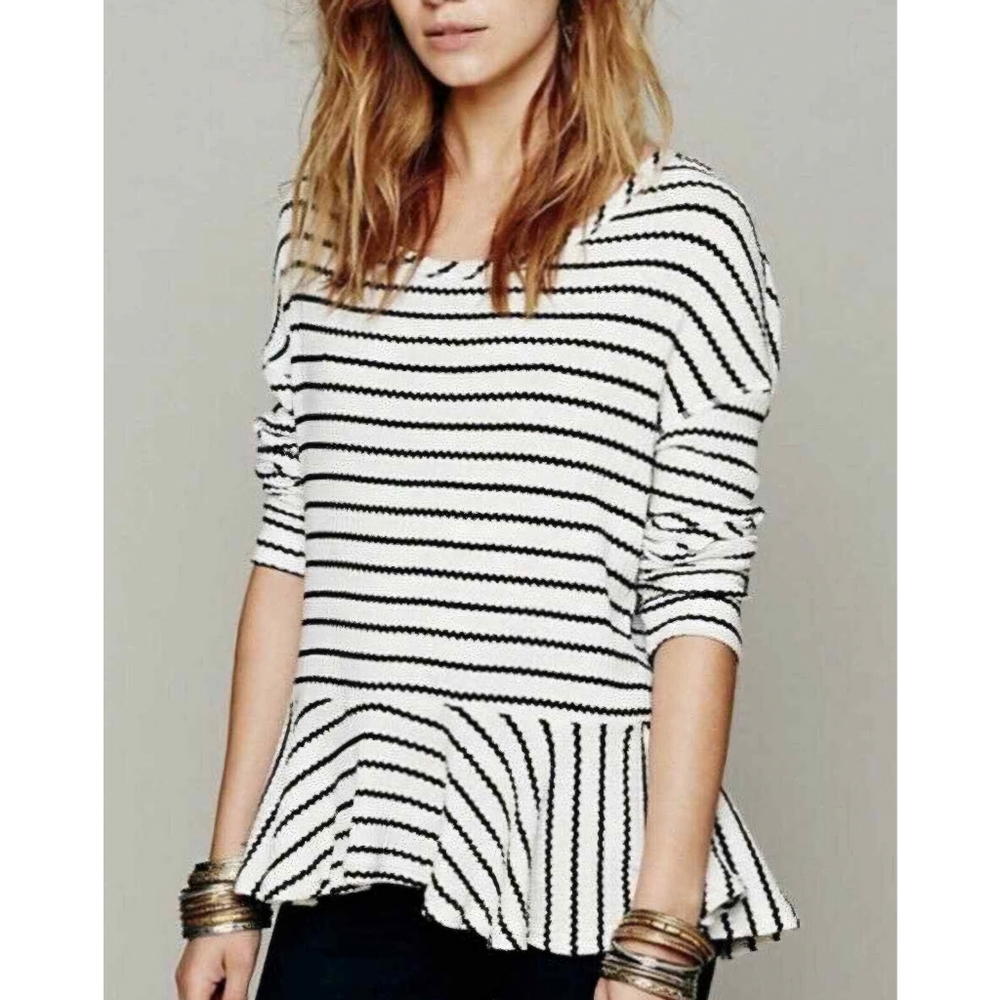 We The Free Auntie Em Tee Stripes XS
